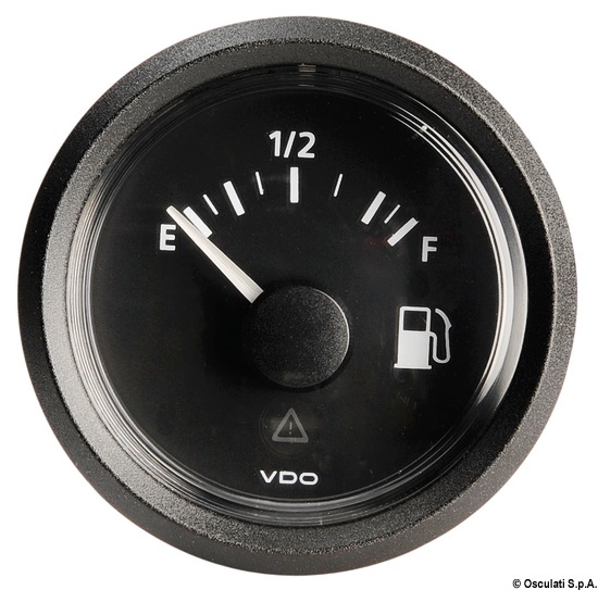 Indicat livello carburante 10/180 Ohm nero